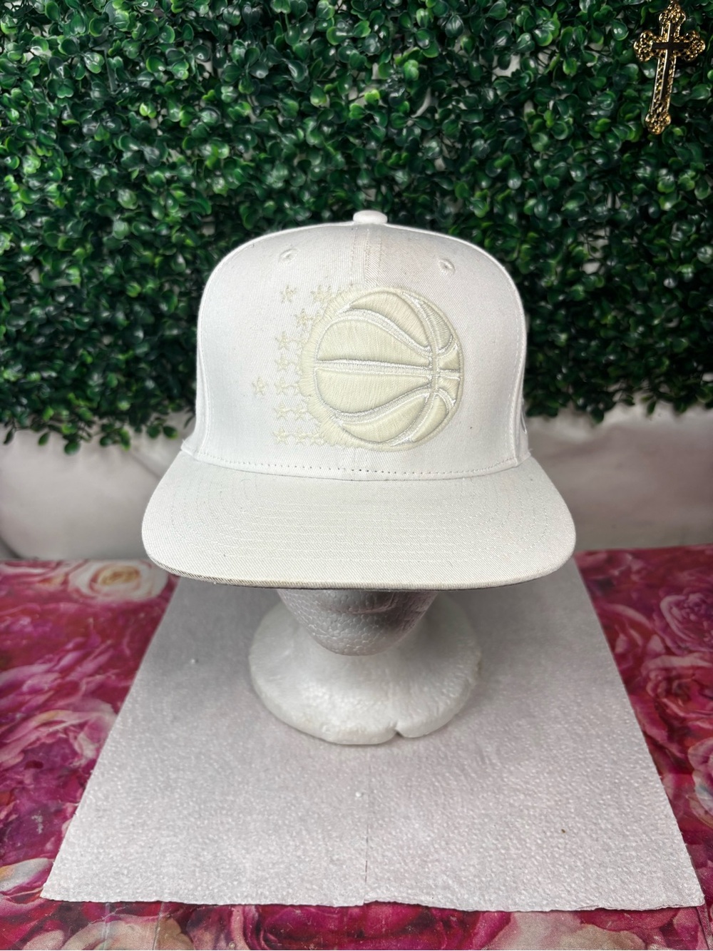 Mitchell & ness Orlando magic all white hat embroidered